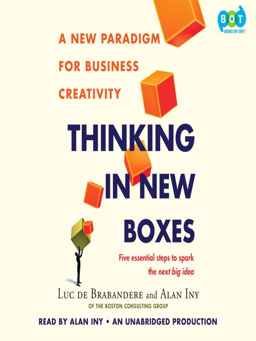 Title details for Thinking in New Boxes by Luc De Brabandere - Wait list